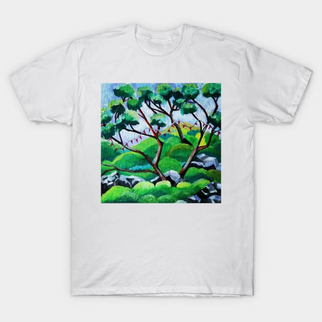 Japanese Gardens T-Shirt by veroniqueayac